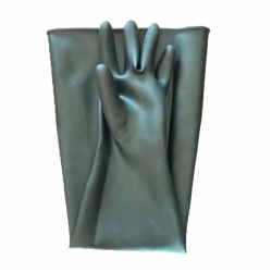 Butyl sand blasting machine waterproof work dry box safety hand gloves Long sleeve glovebox isolator gloves